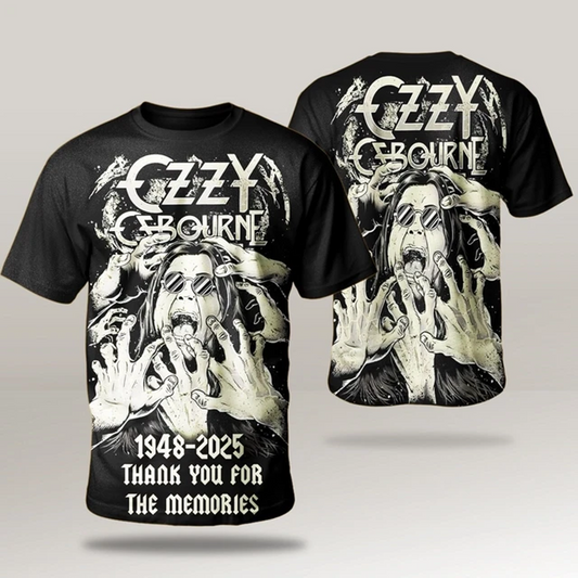 Ozzy Osbourne “In Loving Memory” 3D Shirt V2 DatND DVT