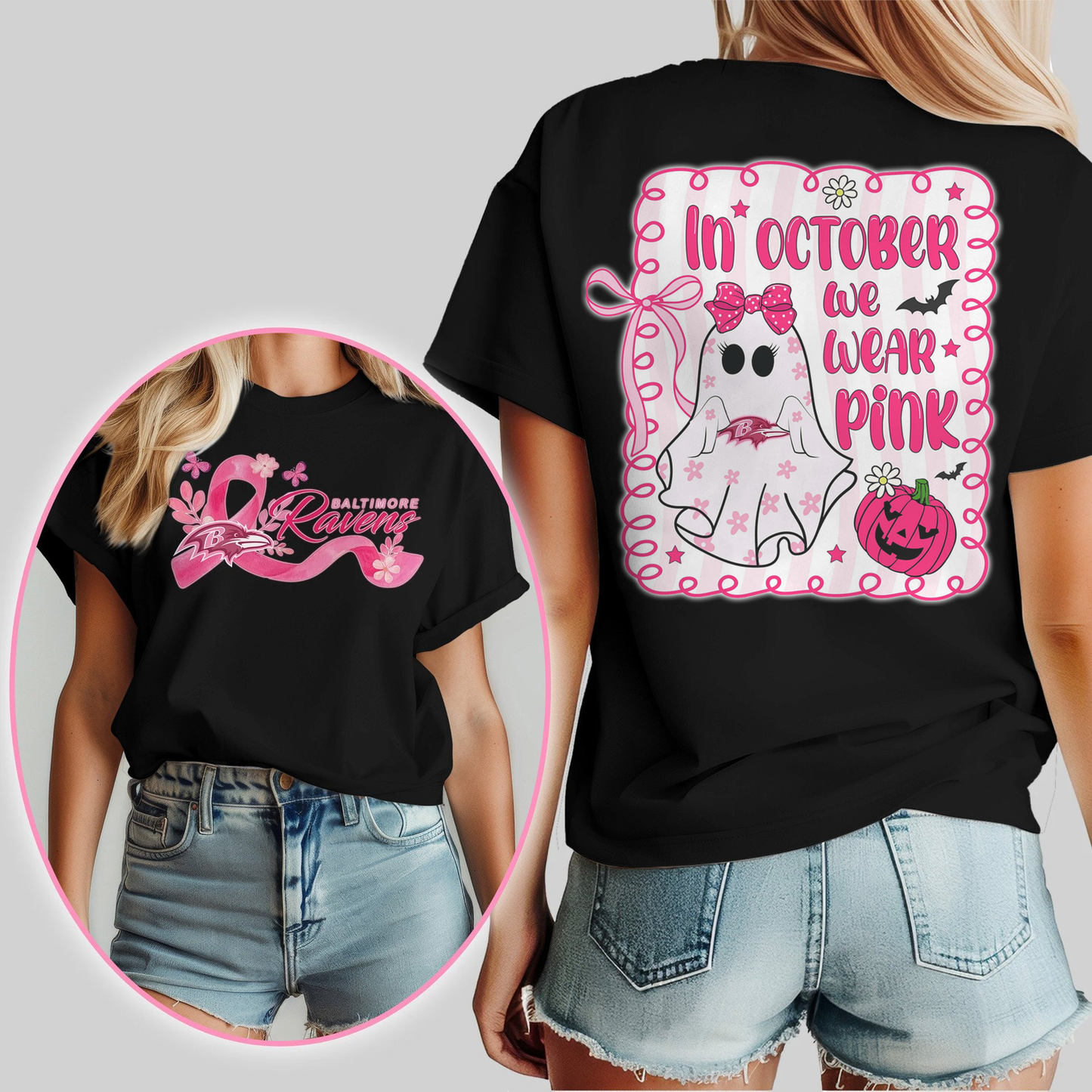 NFL BR - In October We Wear Pink Shirt DDT NTL