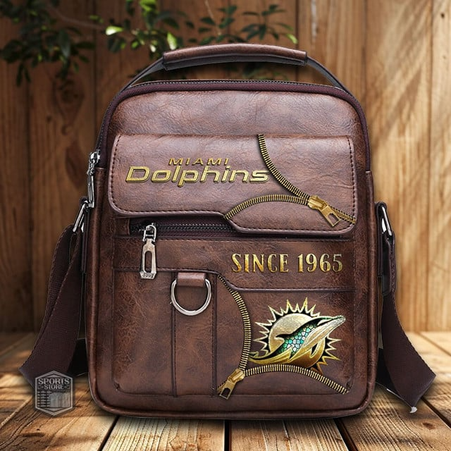 MD Premium NFL Leather Handbag DDT TTV