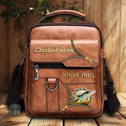 MD Premium NFL Leather Handbag DDT TTV