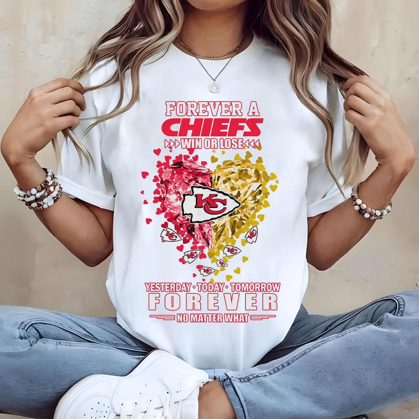 KC Forever Win Or Lose Yesterday Today Tomorrow Forever No Matter What 2D Shirt 2407 DatND DVT
