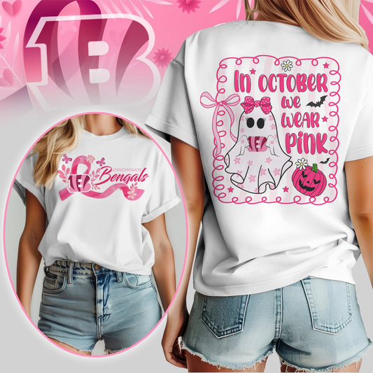 NFL CIN - In October We Wear Pink Shirt DDT NTL