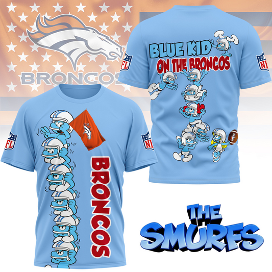 DB Premium NFL x Smurfs 3D Shirt DDT 210725 CTND