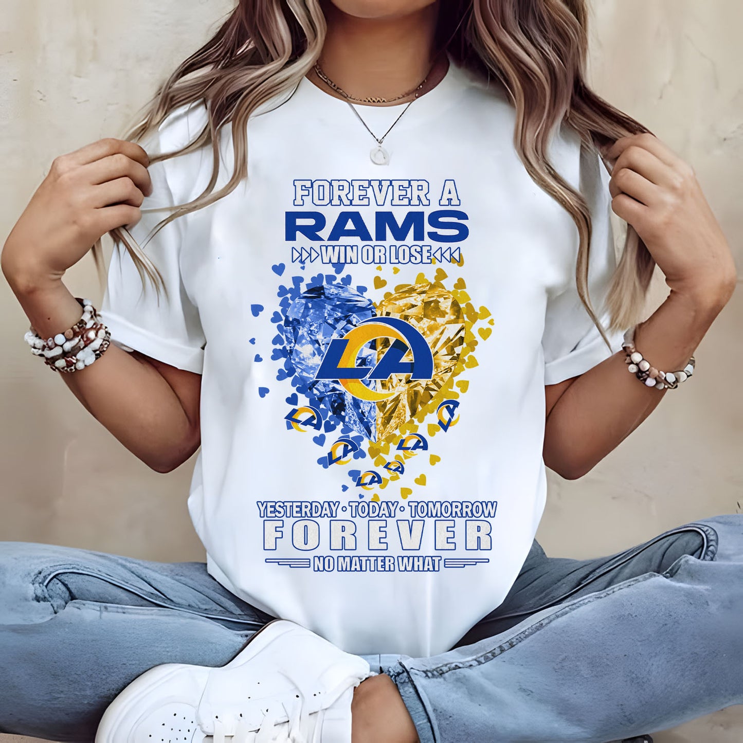 LAR Forever Win Or Lose Yesterday Today Tomorrow Forever No Matter What 2D Shirt 2407 DatND DVT