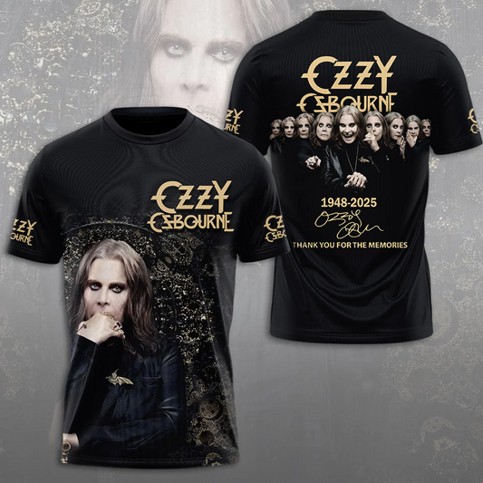 Ozzy Osbourne “In Loving Memory” 3D Shirt V7 DatND DVT