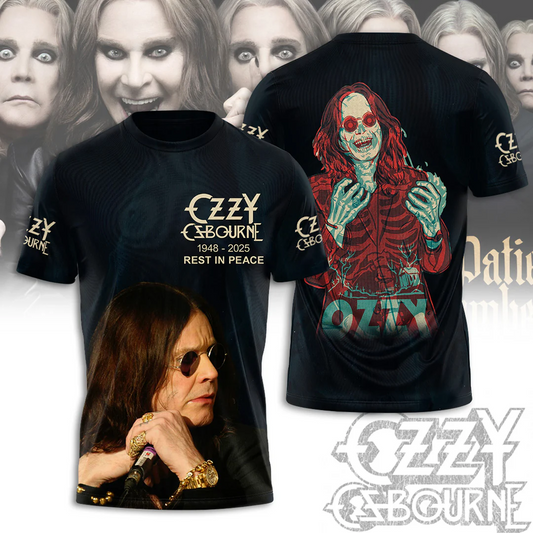Ozzy Osbourne “In Loving Memory” 3D Shirt V9 DatND DVT