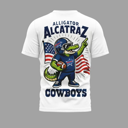DC Premium NFL x Alligator Alcatraz 3D Shirt DDT 220725 TTV