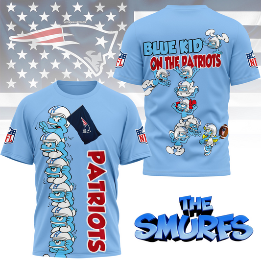 NEP Premium NFL x Smurfs 3D Shirt DDT 210725 CTND