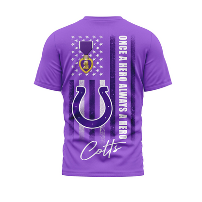 IC Premium National Purple Hear Day 3D Shirt DDT TTV