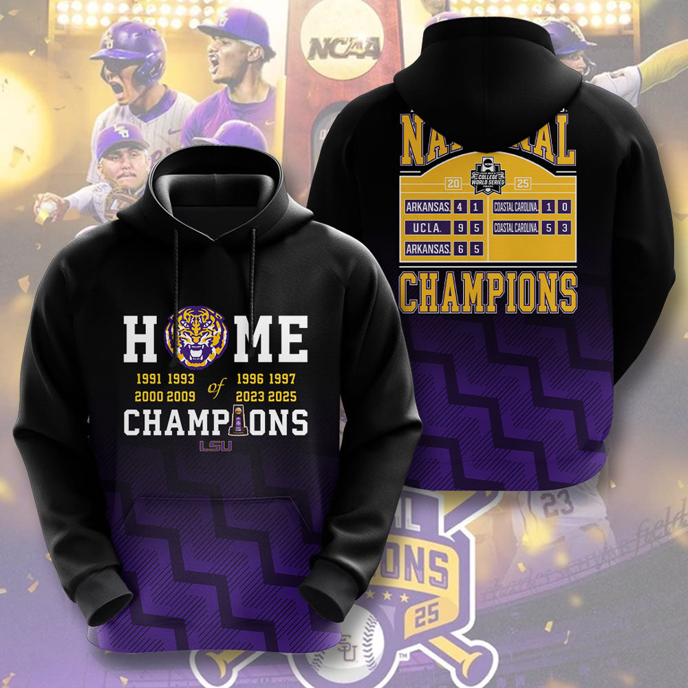 LSU Wins 2025 DI Baseball National Championship V33 Shirt DDT CTND