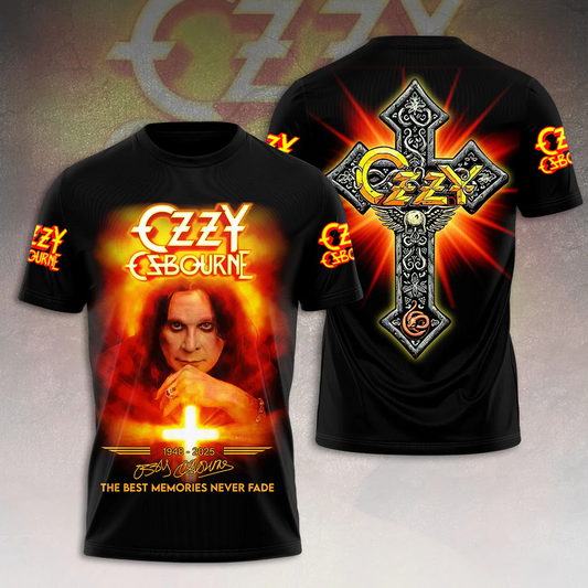 R.I.P Ozzy Osbourne Thank You For The Memories 3D Shirt V3 DatND DVT