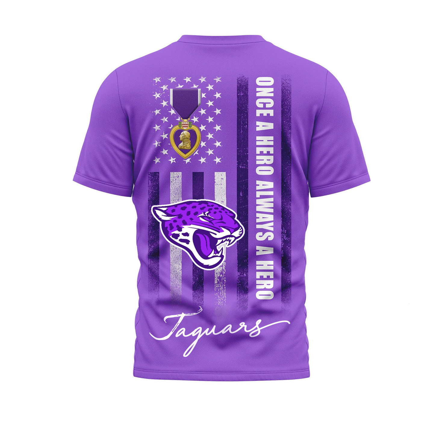JJ Premium National Purple Hear Day 3D Shirt DDT TTV