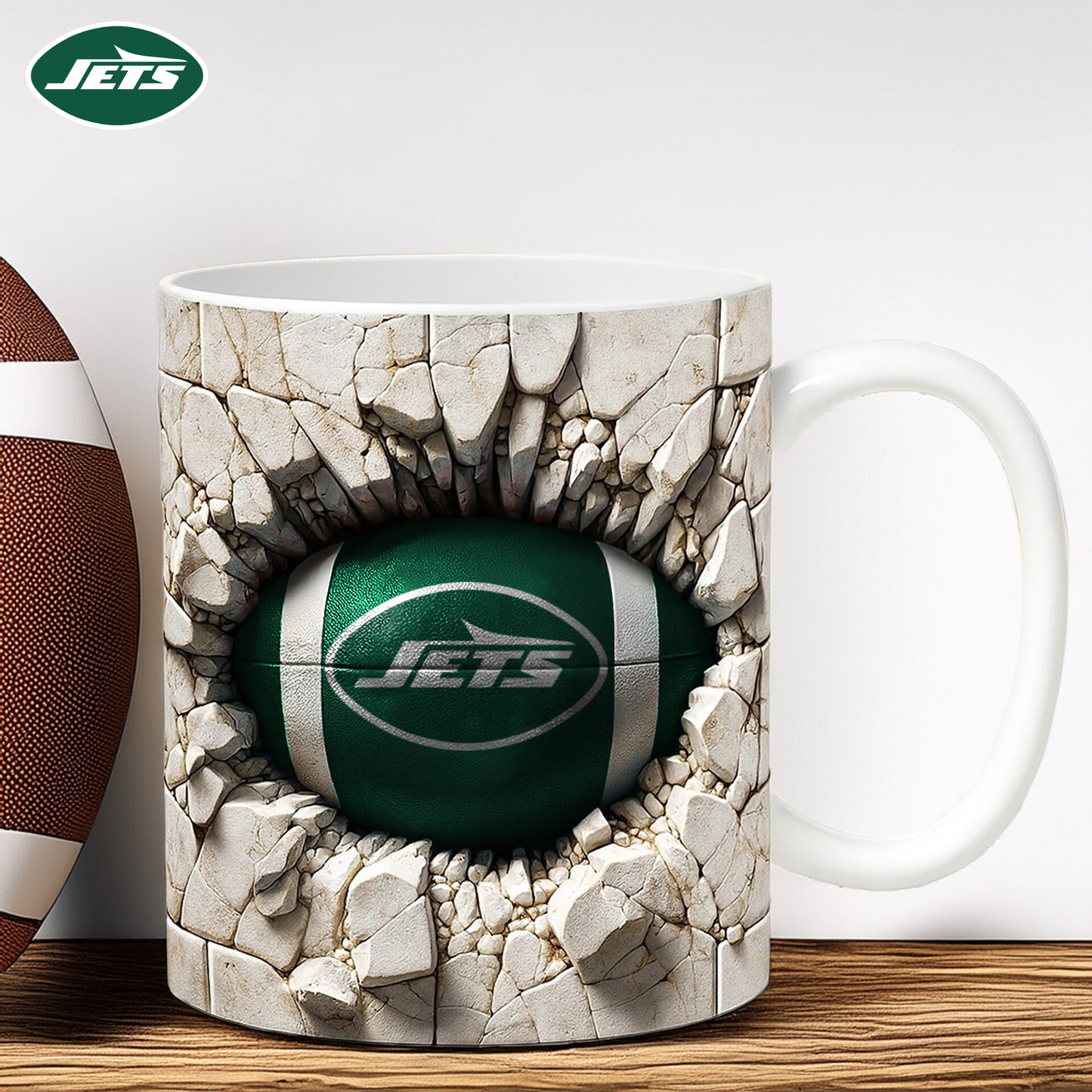 NYJ Premium NFL Ceramic Mug DDT CTND