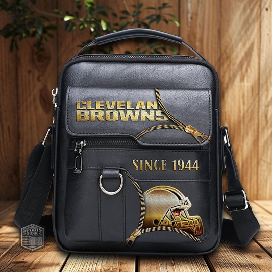 CLE Premium NFL Leather Handbag DDT TTV