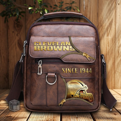 CLE Premium NFL Leather Handbag DDT TTV
