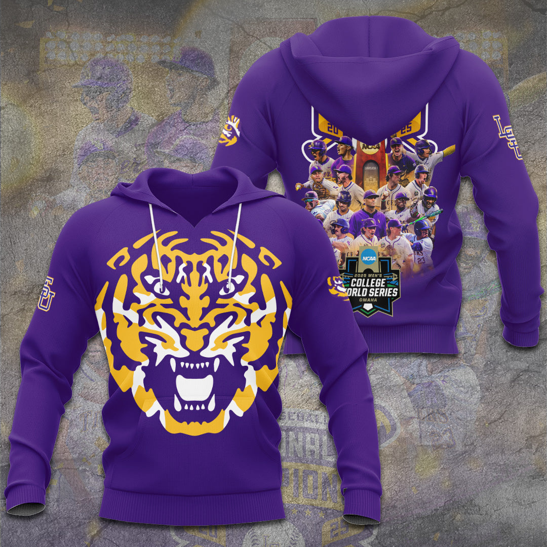 LSU Wins 2025 DI Baseball National Championship V42 Shirt DDT CTND