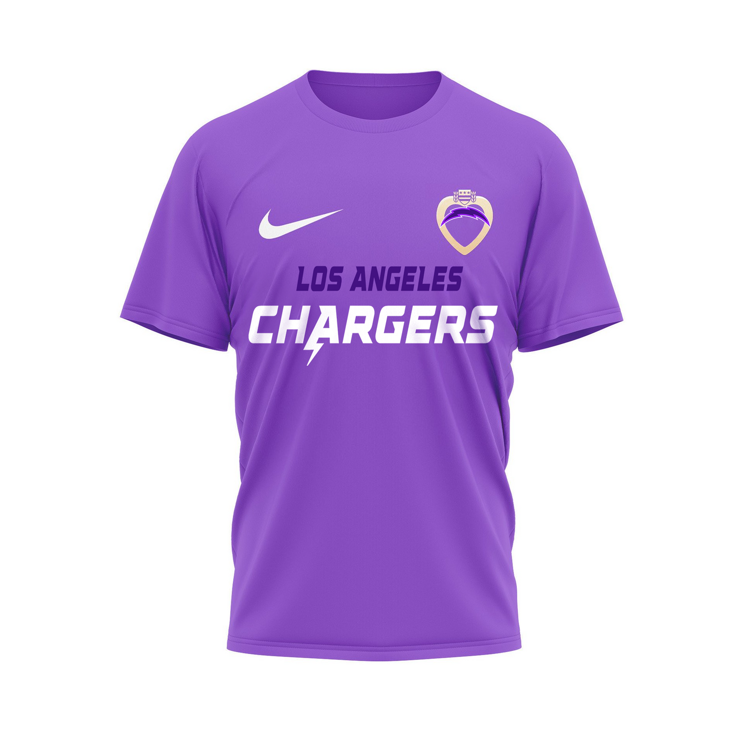 LAC Premium National Purple Hear Day 3D Shirt DDT TTV