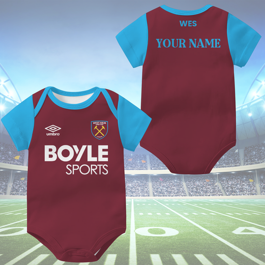 WES Soccer Jersey , Baby Rib Bodysuit Sizes DATND TANTD