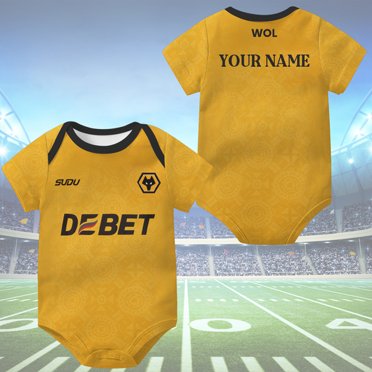 WOL Soccer Jersey , Baby Rib Bodysuit Sizes DATND TANTD