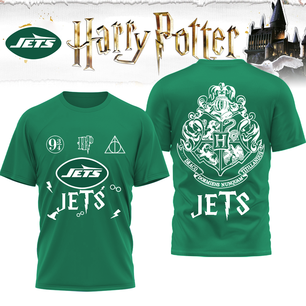 NYJ Premium NFL x Harry Potter 3D Shirt DDT CTND