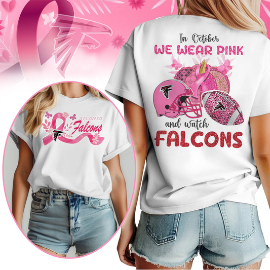 In October We Wear Pink And Watch AF Shirt DDT NTL