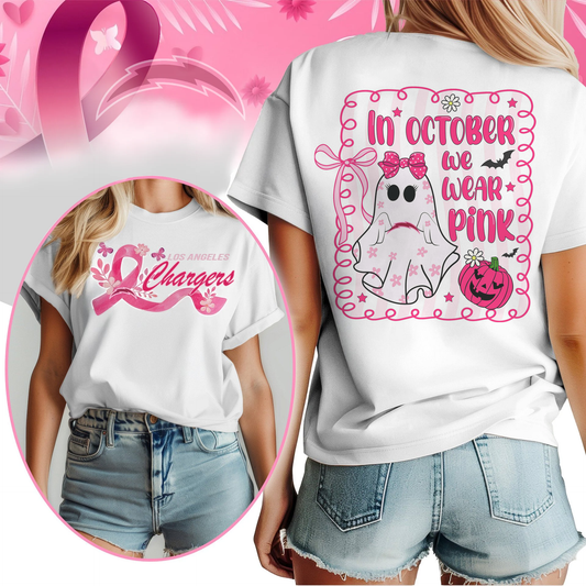 NFL LAC - In October We Wear Pink Shirt DDT NTL
