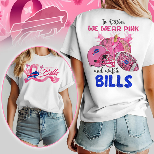 In October We Wear Pink And Watch BB Shirt DDT NTL