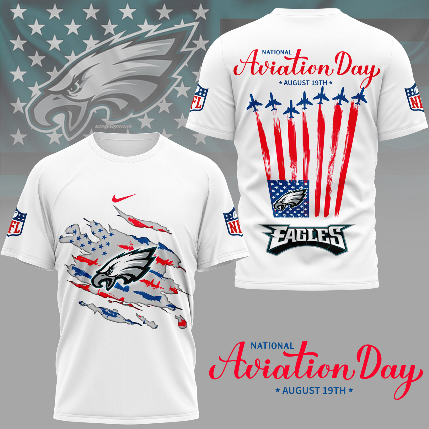 PE Premium National Aviation Day 3D Shirt DDT TTV