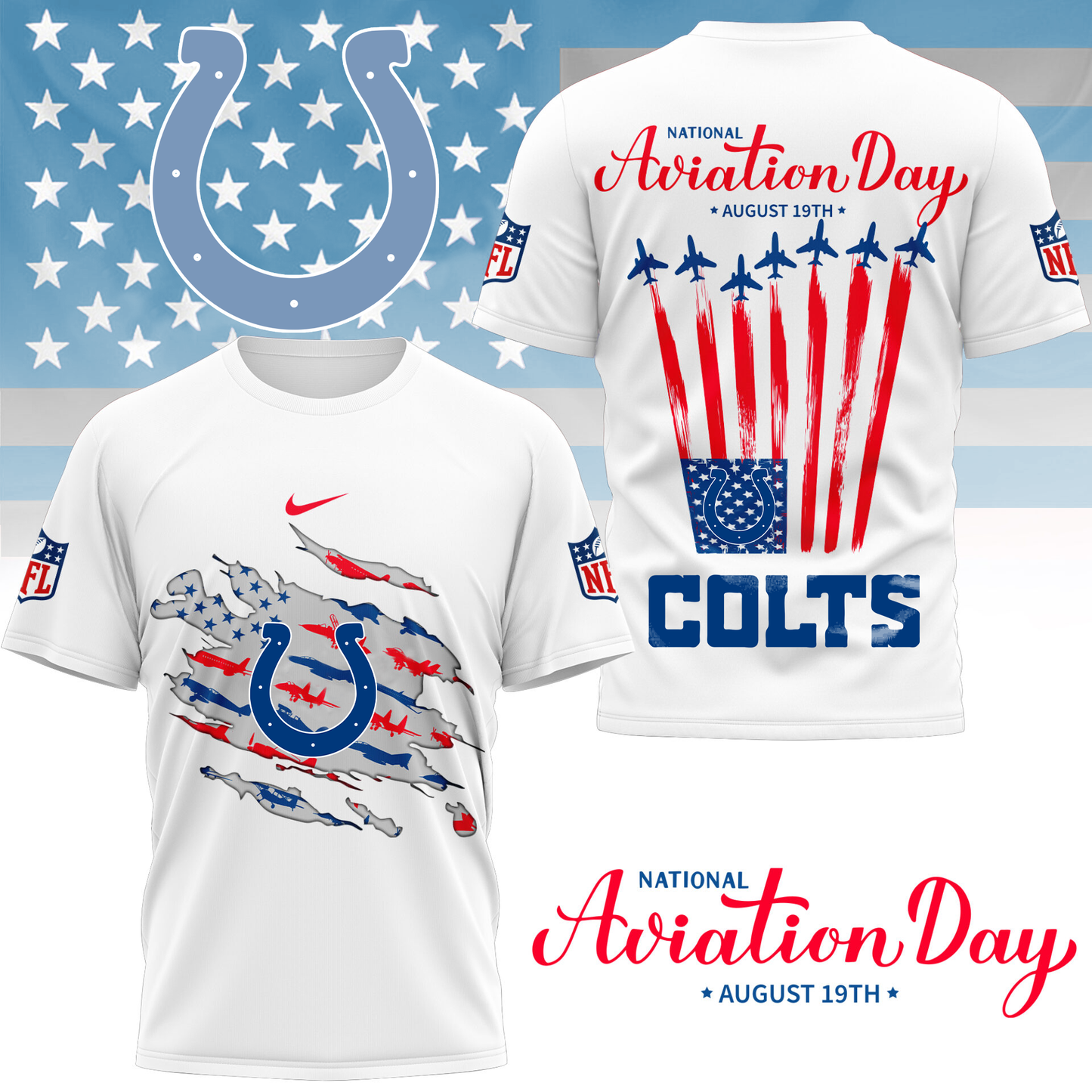 IC Premium National Aviation Day 3D Shirt DDT TTV