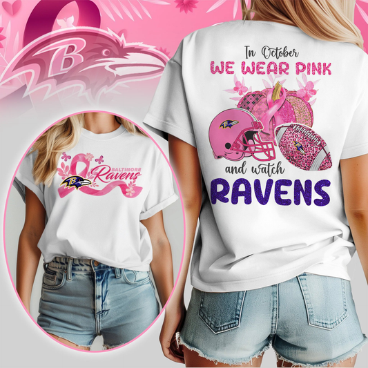 In October We Wear Pink And Watch BR Shirt DDT NTL