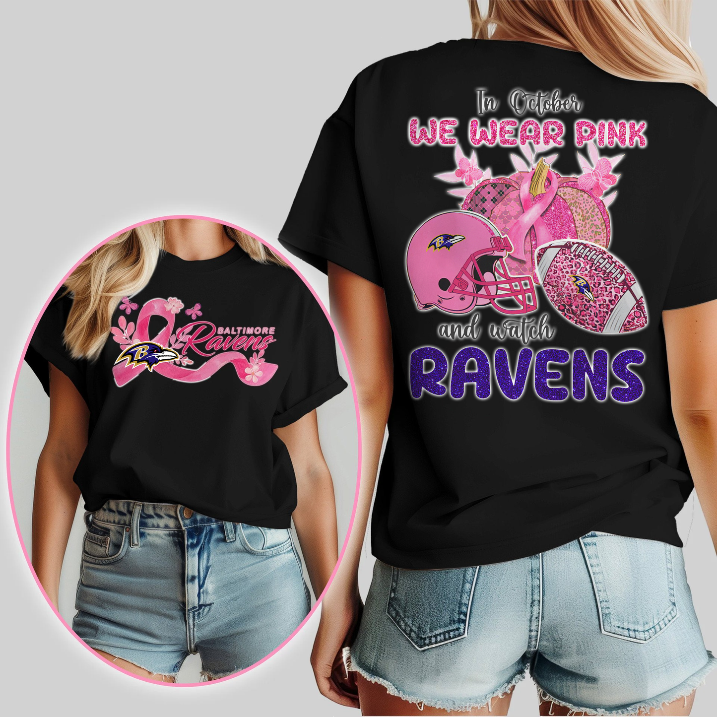 In October We Wear Pink And Watch BR Shirt DDT NTL