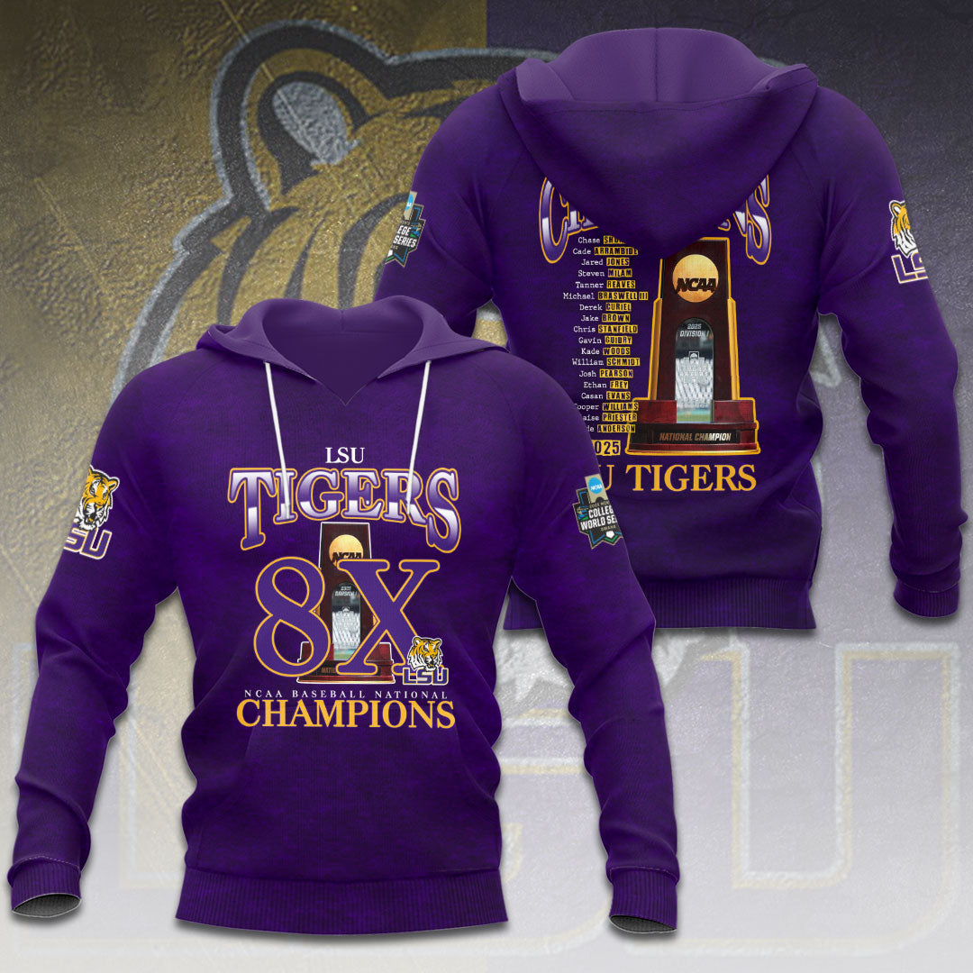 LSU Wins 2025 DI Baseball National Championship V53 Shirt DDT CTND