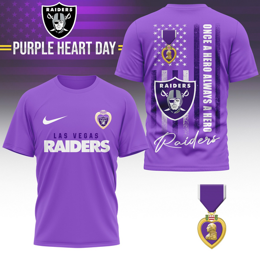 LVR Premium National Purple Hear Day 3D Shirt DDT TTV