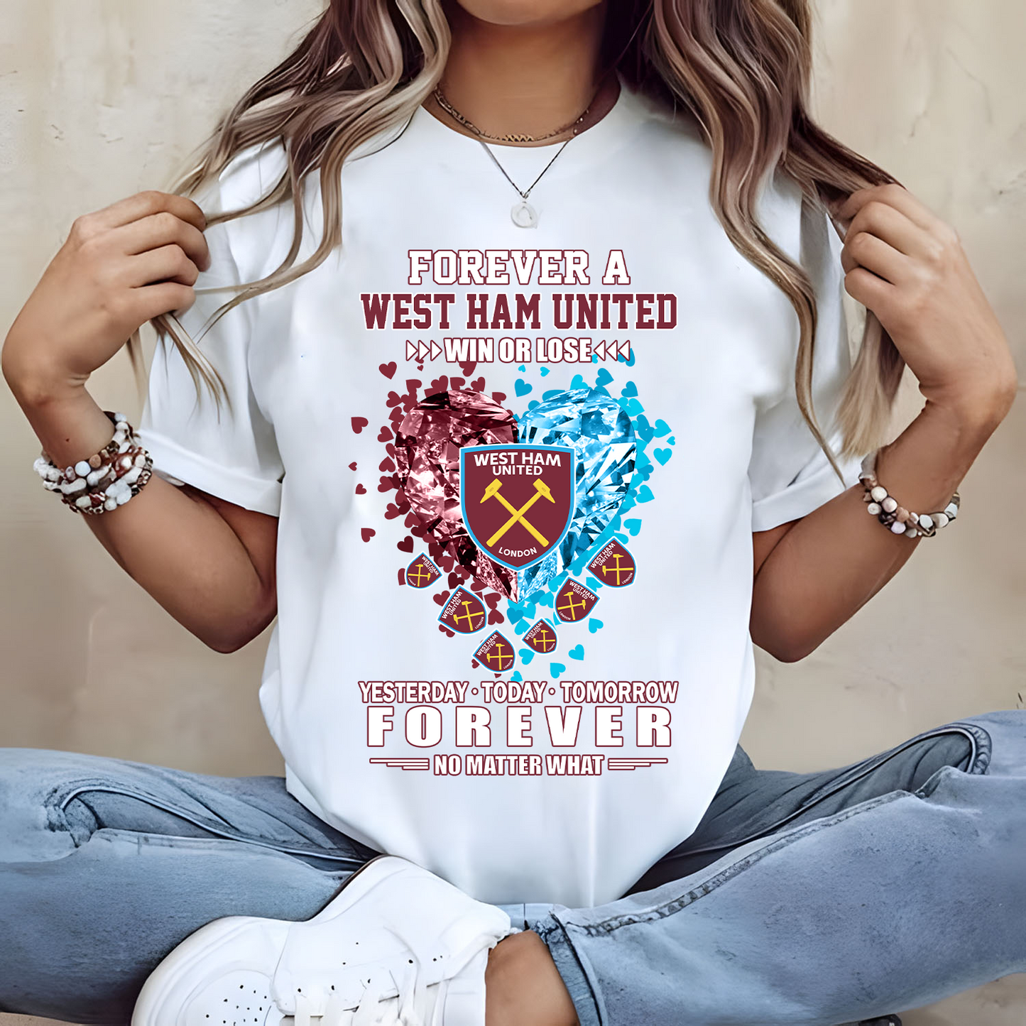 WES Forever Win Or Lose Yesterday Today Tomorrow Forever No Matter What 2D Shirt DATND TANTD