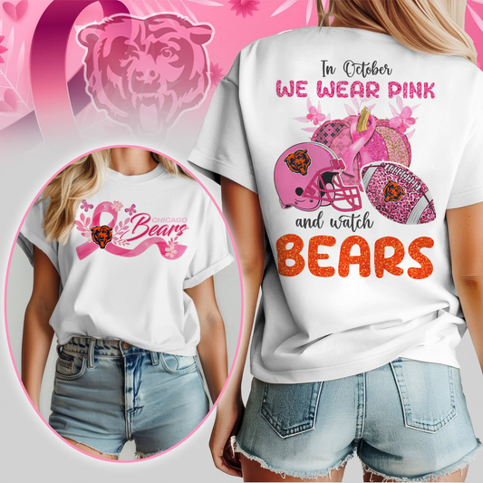In October We Wear Pink And Watch CHI Shirt DDT NTL