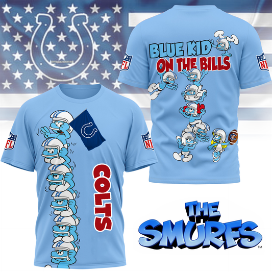 IC Premium NFL x Smurfs 3D Shirt DDT 220725 CTND