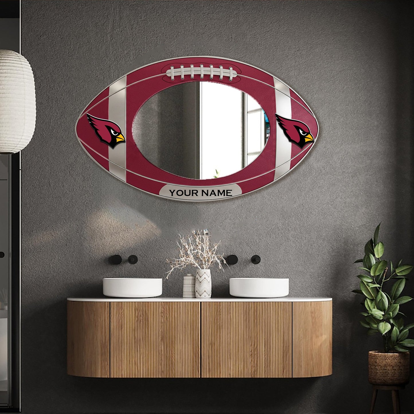 AC Custom NFL Wall Mirror Decor For Fan DDT CTND
