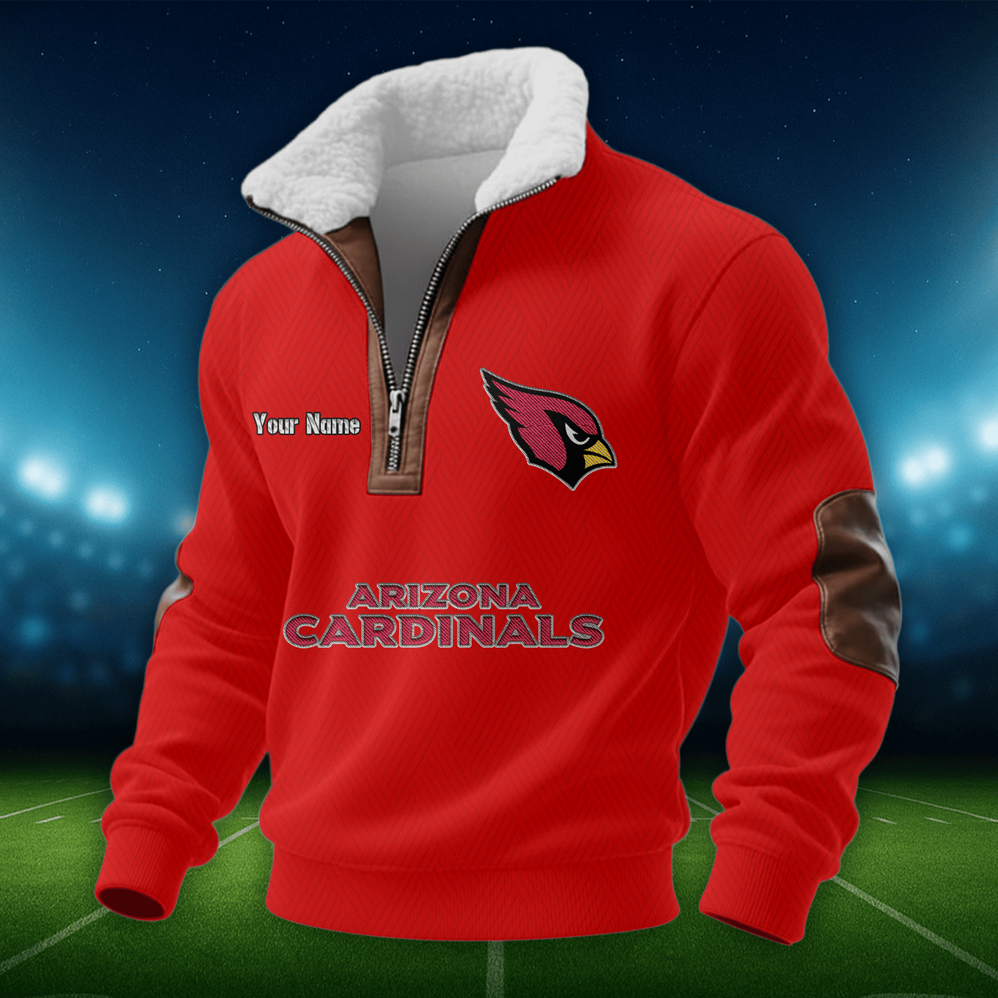 AC NFL Men Fur Collar Sweatshirt DDT CTND