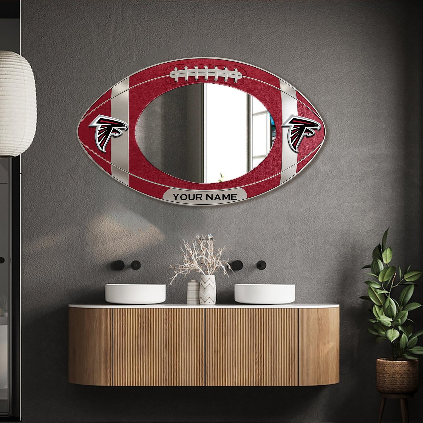 AF Custom NFL Wall Mirror Decor For Fan DDT CTND