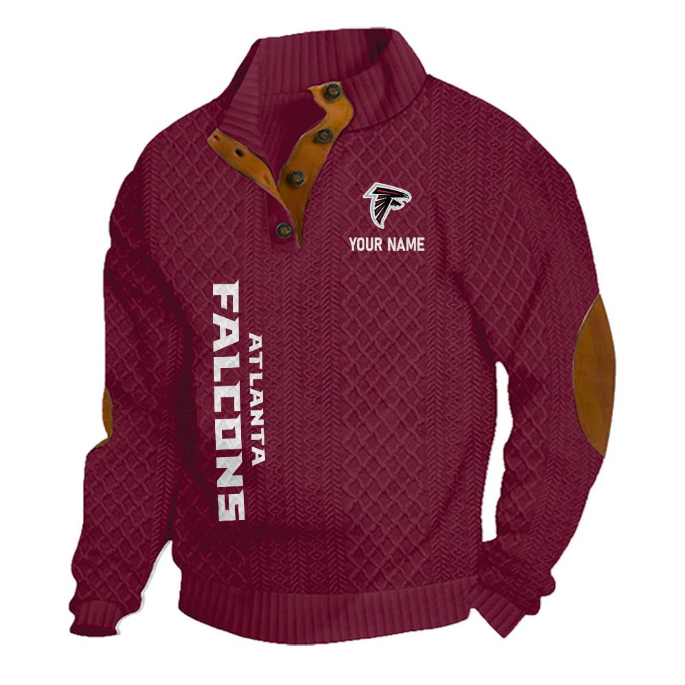 AF NFL Basic Knitted Stand Collar Sweatshirt DDT CTND