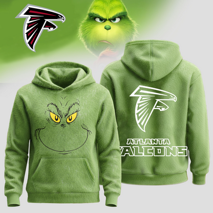AF Premium NFL Grinch Christmas Hoodie DDT CTND