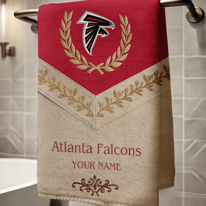 ALT Football New Bath Towel Custom Name DATND TANTD