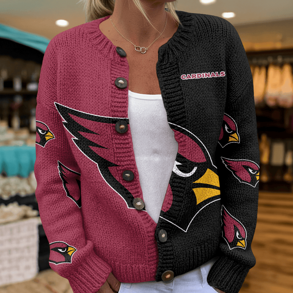 ARI x NFL Cardigan Sweatshirt With Button v1  DatND DVT