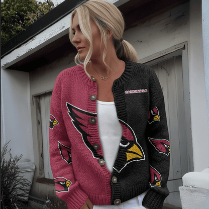 ARI x NFL Cardigan Sweatshirt With Button v1  DatND DVT