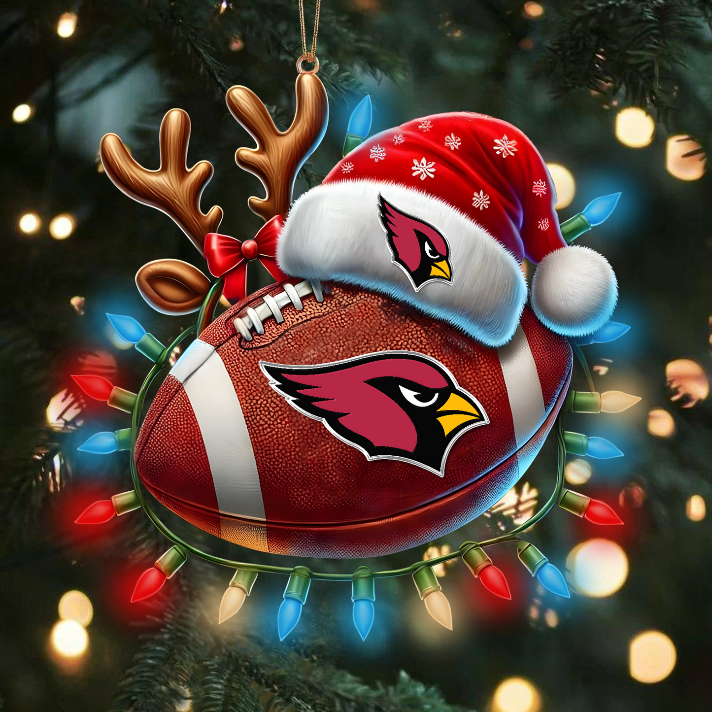 ARI x NFL Christmas Lights Football Ornament 0110 DatND ThuongNH