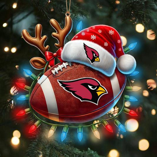 ARI x NFL Christmas Lights Football Ornament 0110 DatND ThuongNH