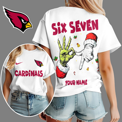 ARI x NFL Funny Six Seven Hot Trend Tshirt Custom Any Name DATND TANTD