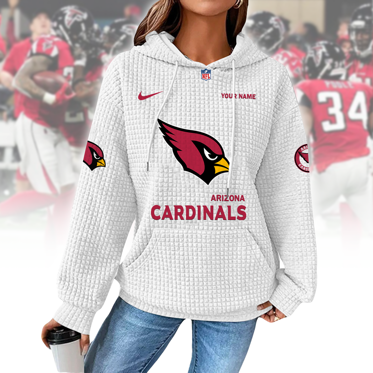 ARI x NFL Waffle Hoodie  0310 DatND DVT