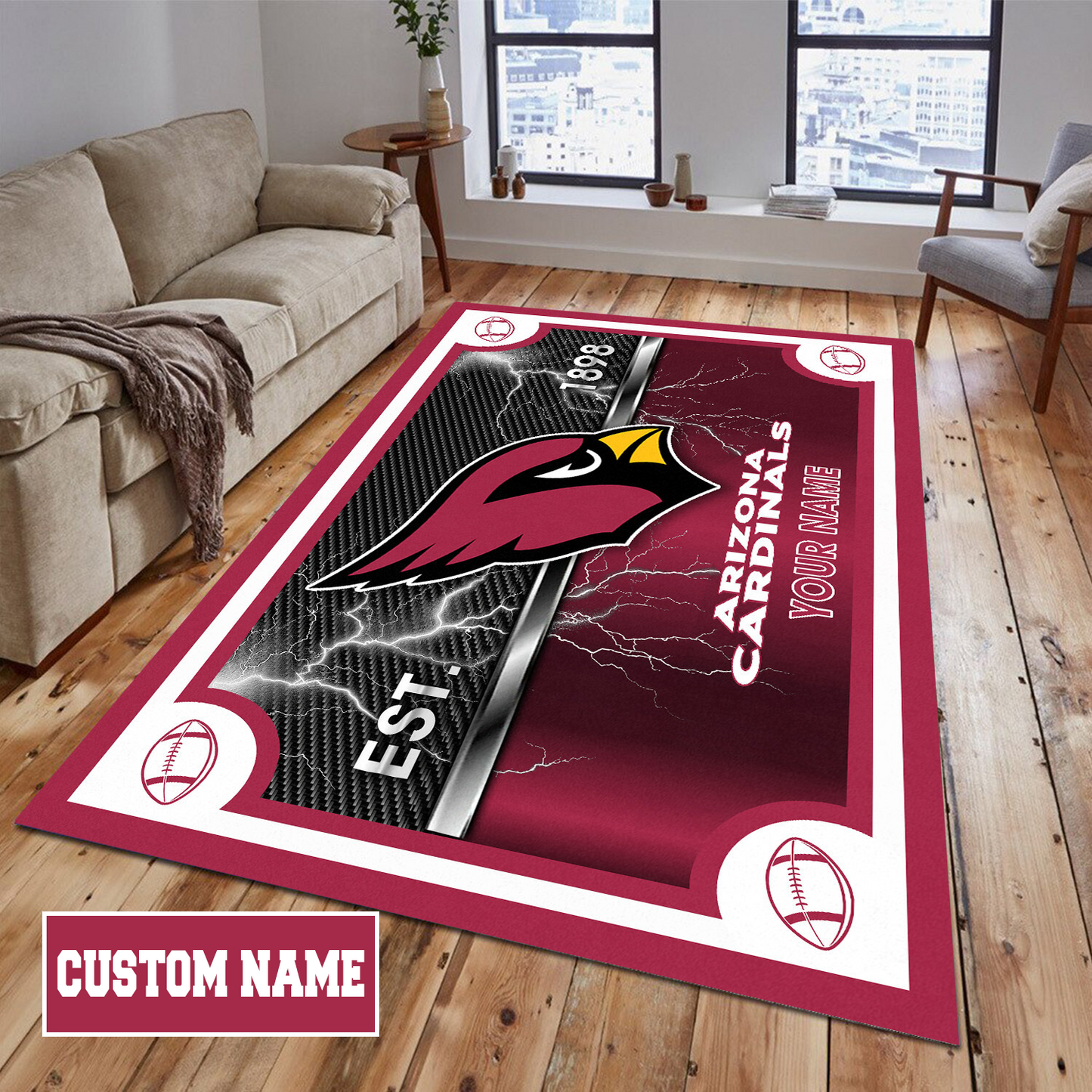 ARI x NFL Rug DATND TANTD