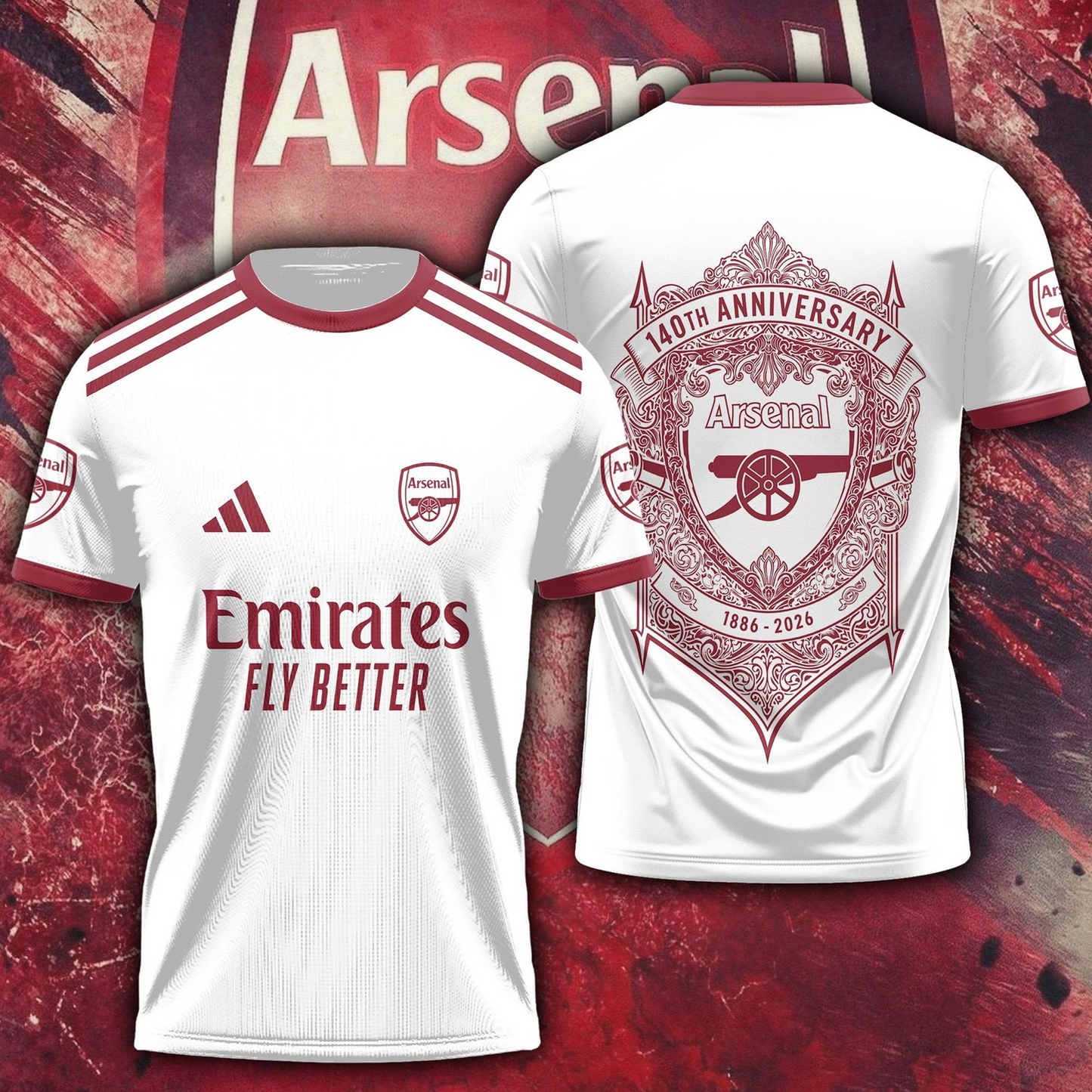 ARS F.C. 140TH Anniversary 1886-2026 3D Shirt V1 DatND DVT